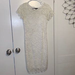 White lace dress